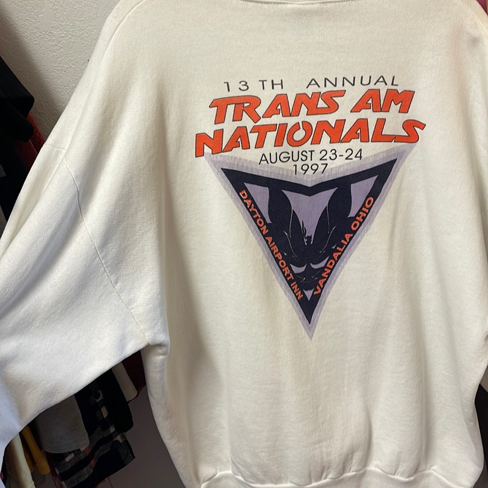 VINTAGE 1997 Trans-am Nationals sweatshirt